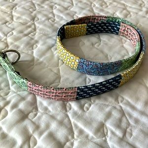 Vineyard Vines Child’s Patchwork D Ring Belt